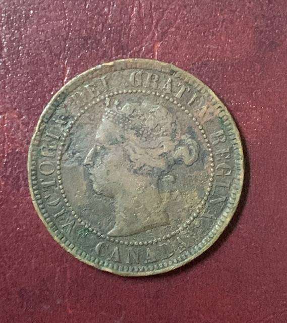 Scarce Canada 1886 Large 1 Cent
