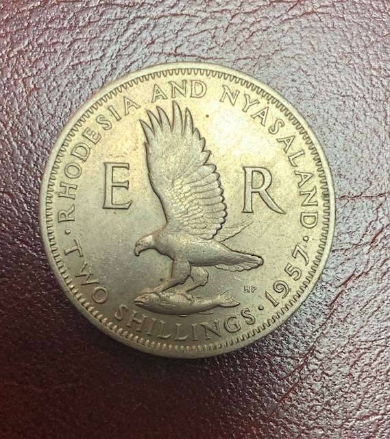 Rhodesia and Nyasaland 1957 - 2 Shilling