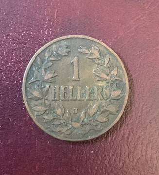 German East Africa 1910 J  1 Heller