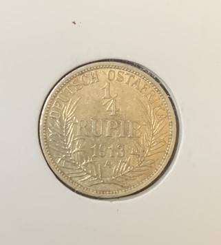 German East Africa 1913 A - 1/4 Rupie