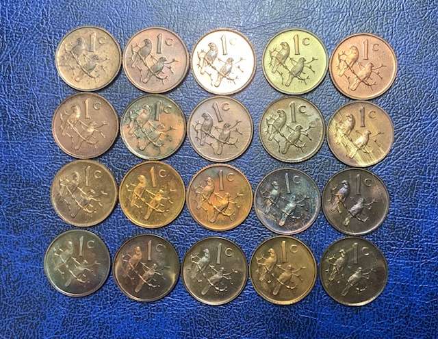 " South Africa 2nd Decimal Proof 1 Cents "