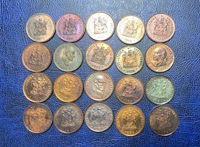 " South Africa 2nd Decimal Proof 1 Cents "