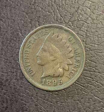 USA 1895 Indian Head Penny/ 1 Cents