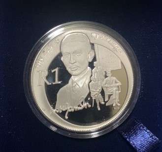 !!! Gandhi 2008 Protea Silver Proof !!!