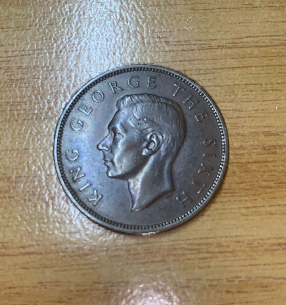 New Zealand 1950 One Penny