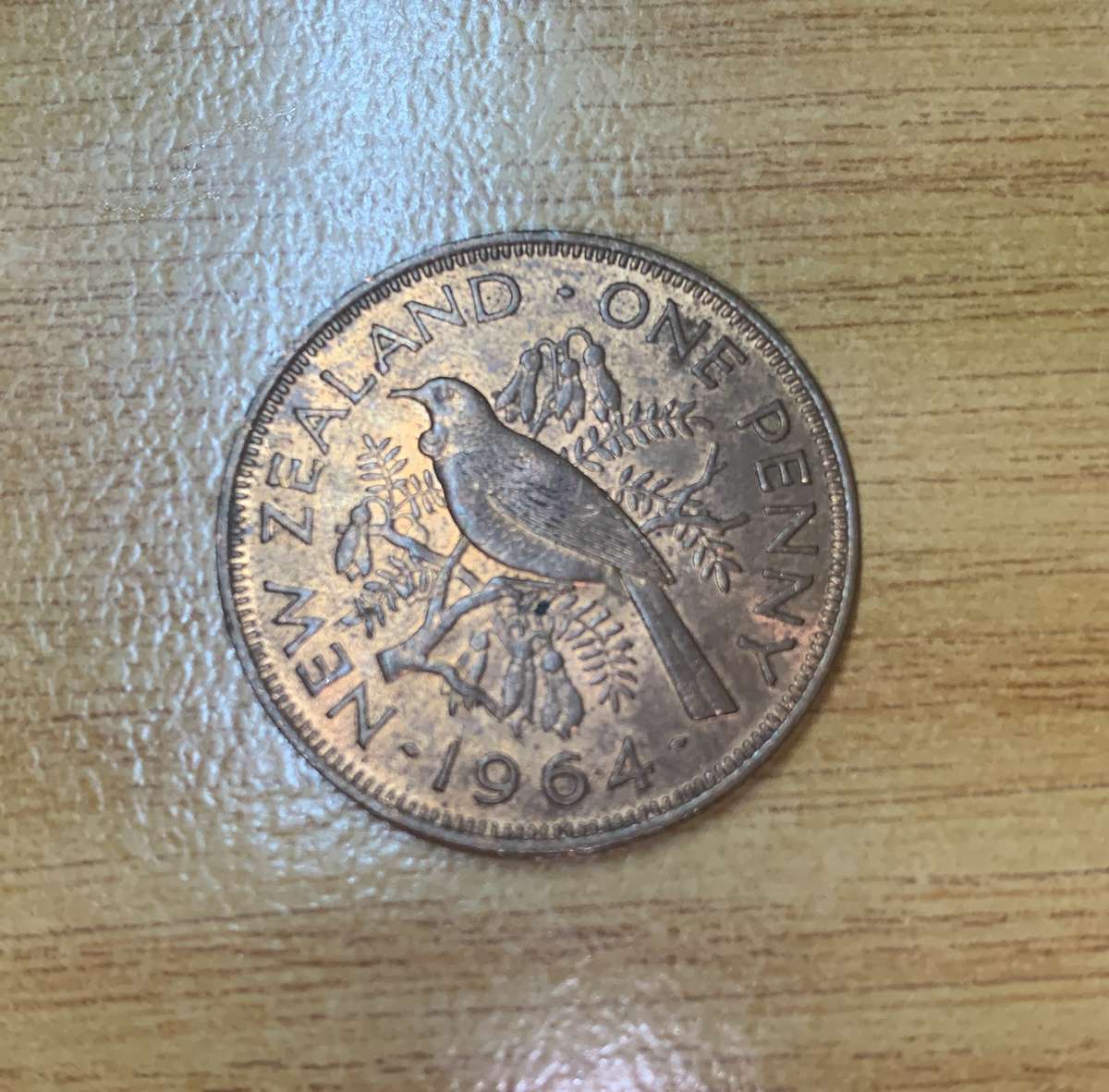 New Zealand 1964 One Penny