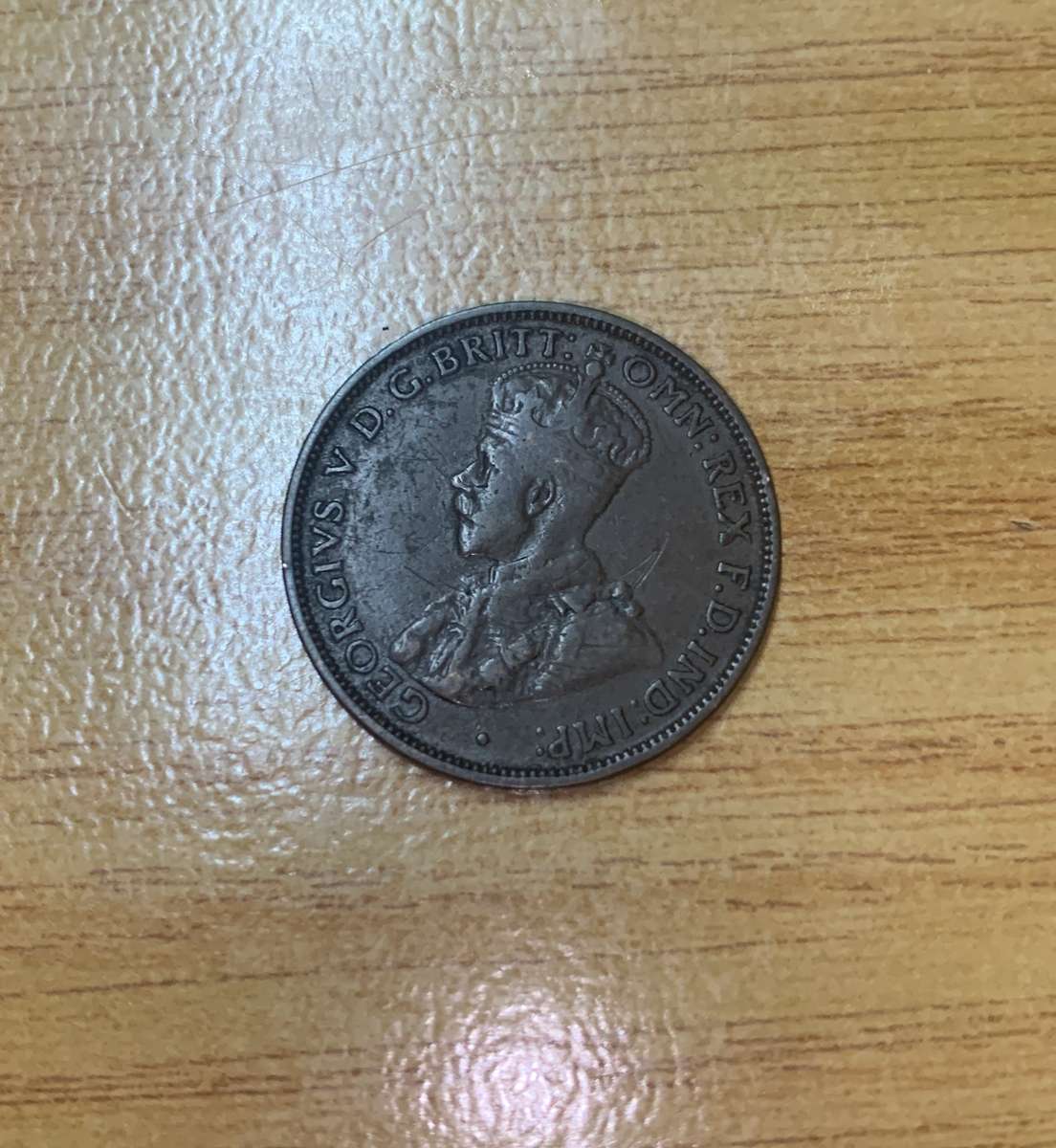 !!! Australia 1916  - 1 /2 Penny  !!!
