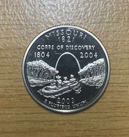 USA 2003S Missouri Quarter Dollar