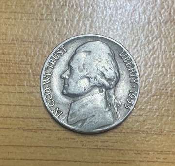 !!! USA 1953D Nickel/5 Cents  !!!