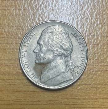 !!! USA 1990D Nickel/5 Cents  !!!