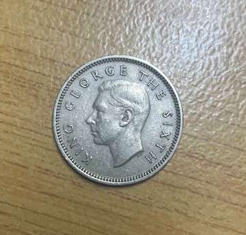 New Zealand 1951 Six Pence