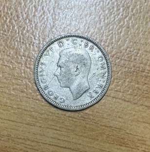 !!! British Silver 6 Pence - 1940 !!!