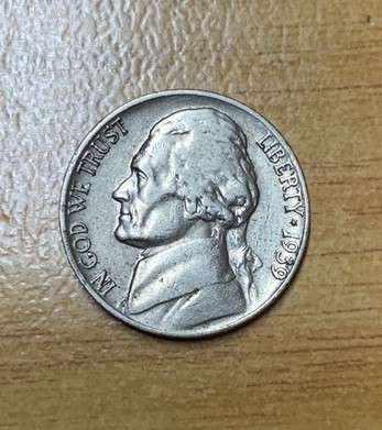USA 1939 Nickel/5 Cents