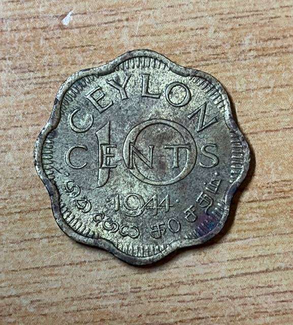 Ceylon 1944 - 10 Cent
