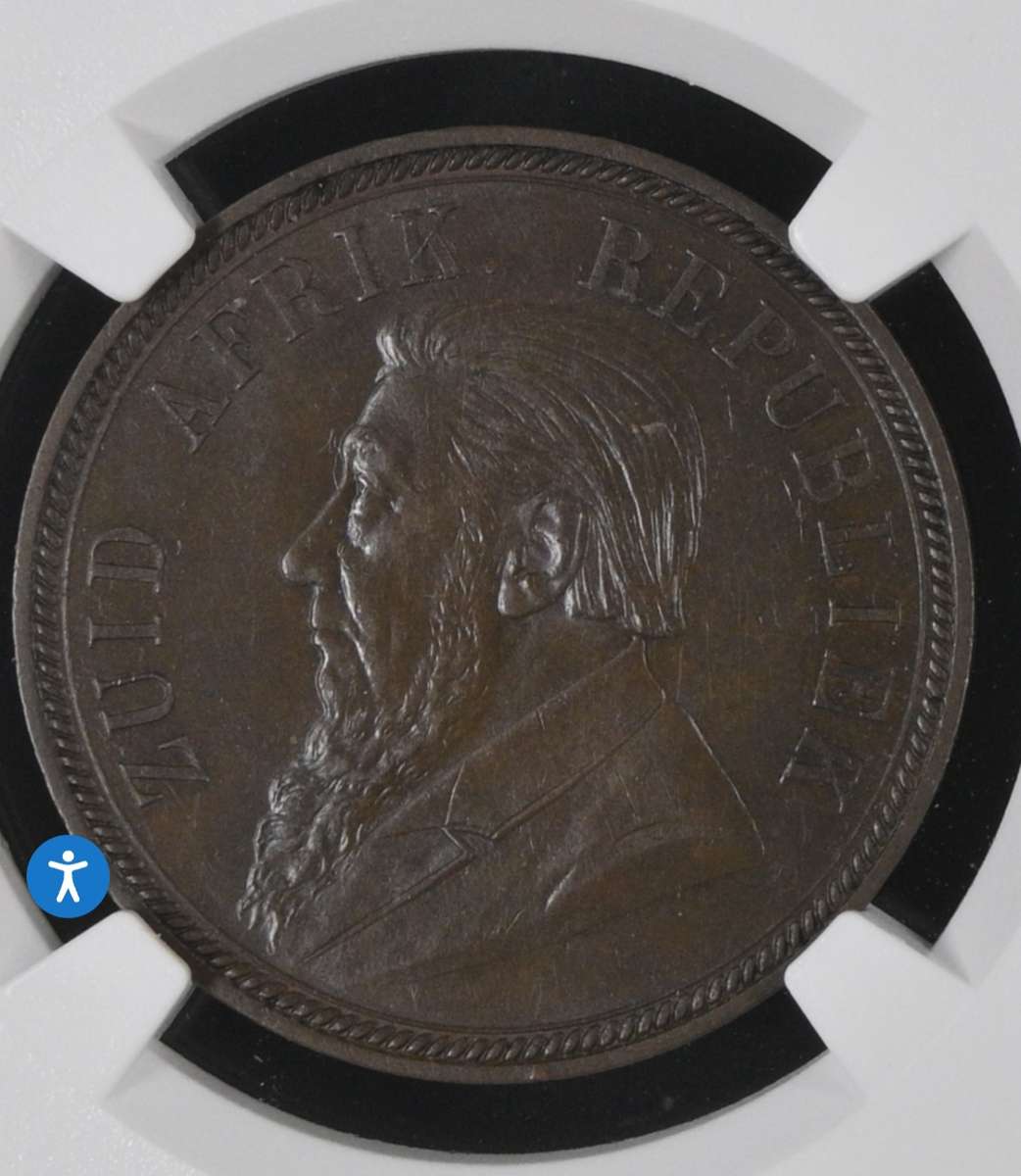 ***ZAR 1892 PENNY NGC MS63 HIGH GRADE ***