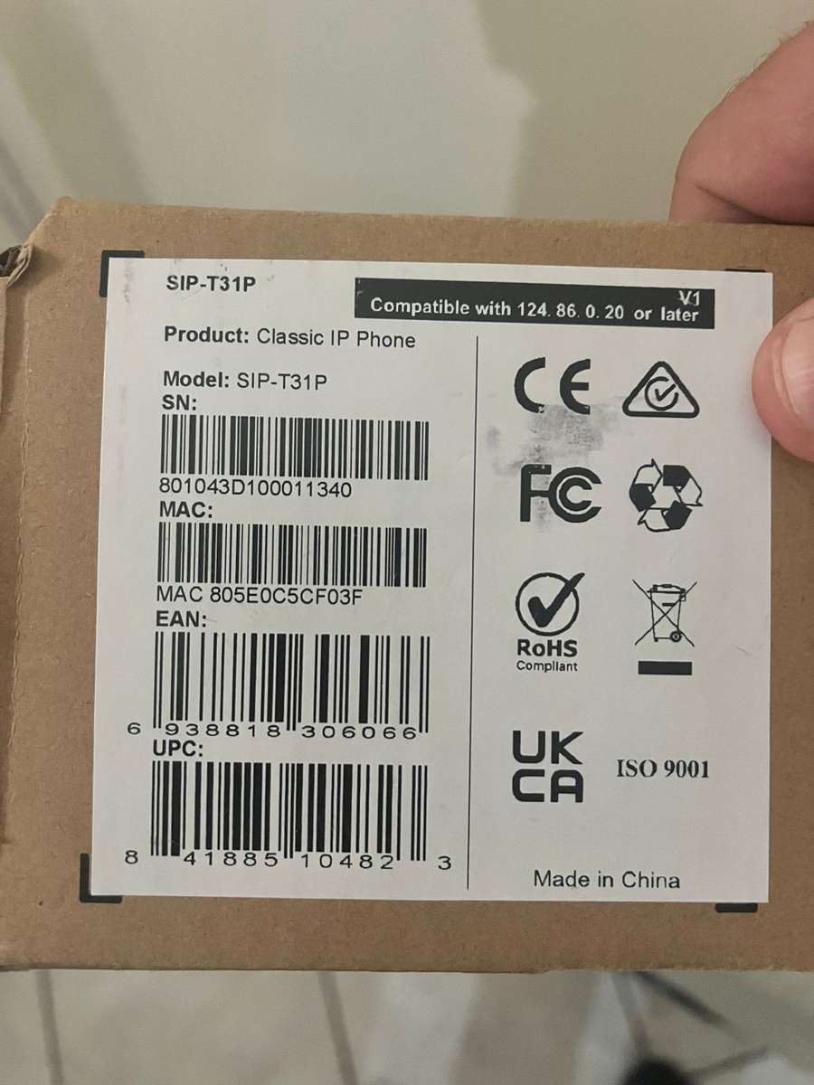 Yealink T31P VOIP Phone