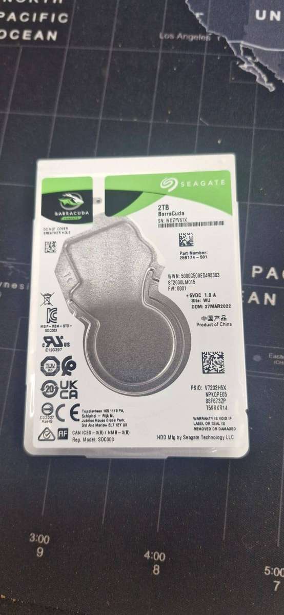 2TB Seagate Harddrive 2.5