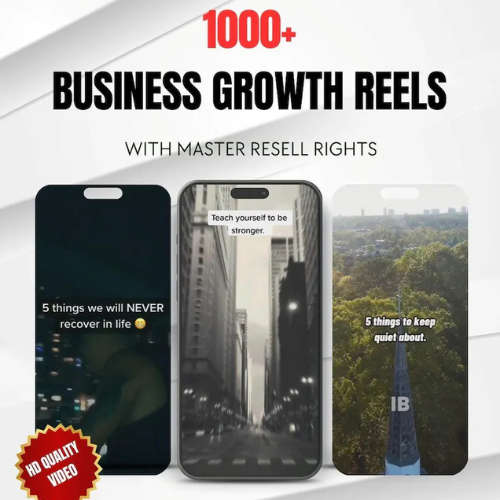 Business Growth Reels Bundle - Boost Engagement & Scale Your Brand!