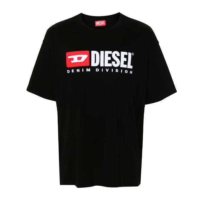 Diesel T-Boxt Mens T-shirt  Black ( Medium Oversized )