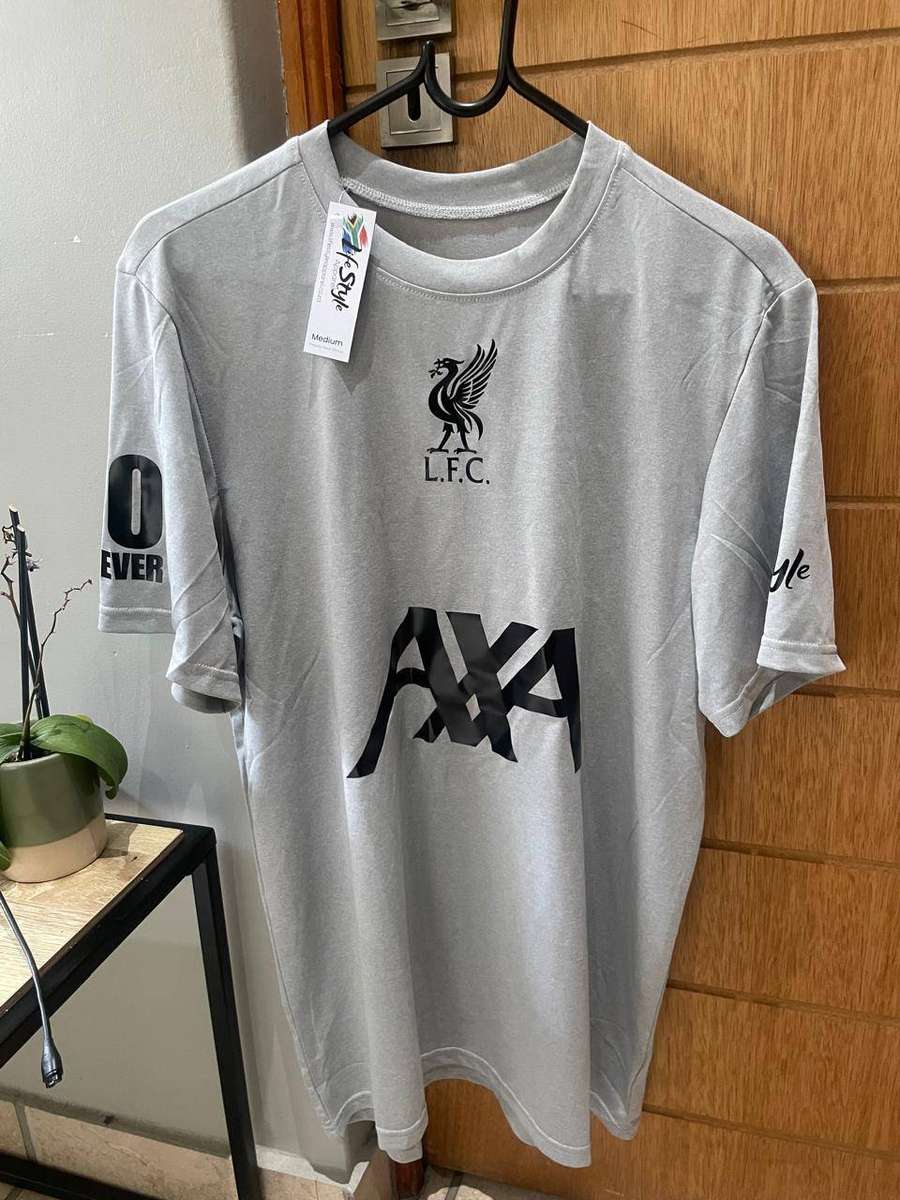 New Liverpool F.C Forever 20 T-shirt Lifestyle Apparel (M) Grey/Silver