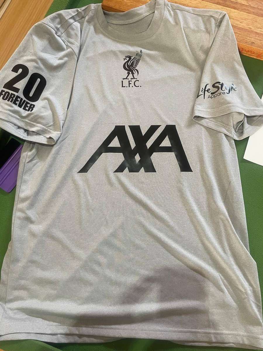 New Liverpool F.C Forever 20 T-shirt Lifestyle Apparel (M) Grey/Silver