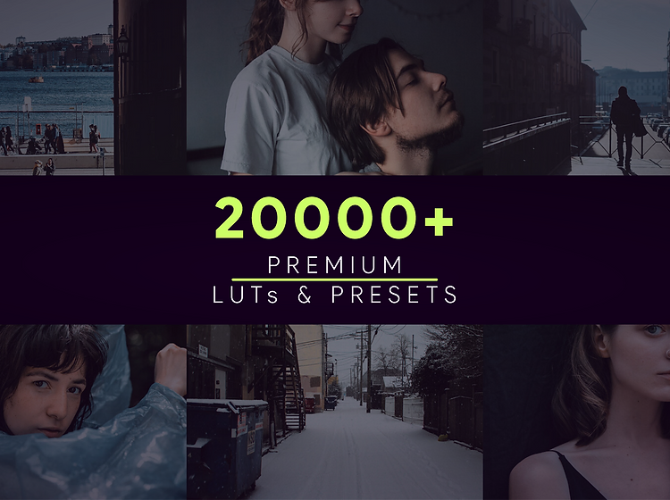 20,000+ Premium Presets & LUTs