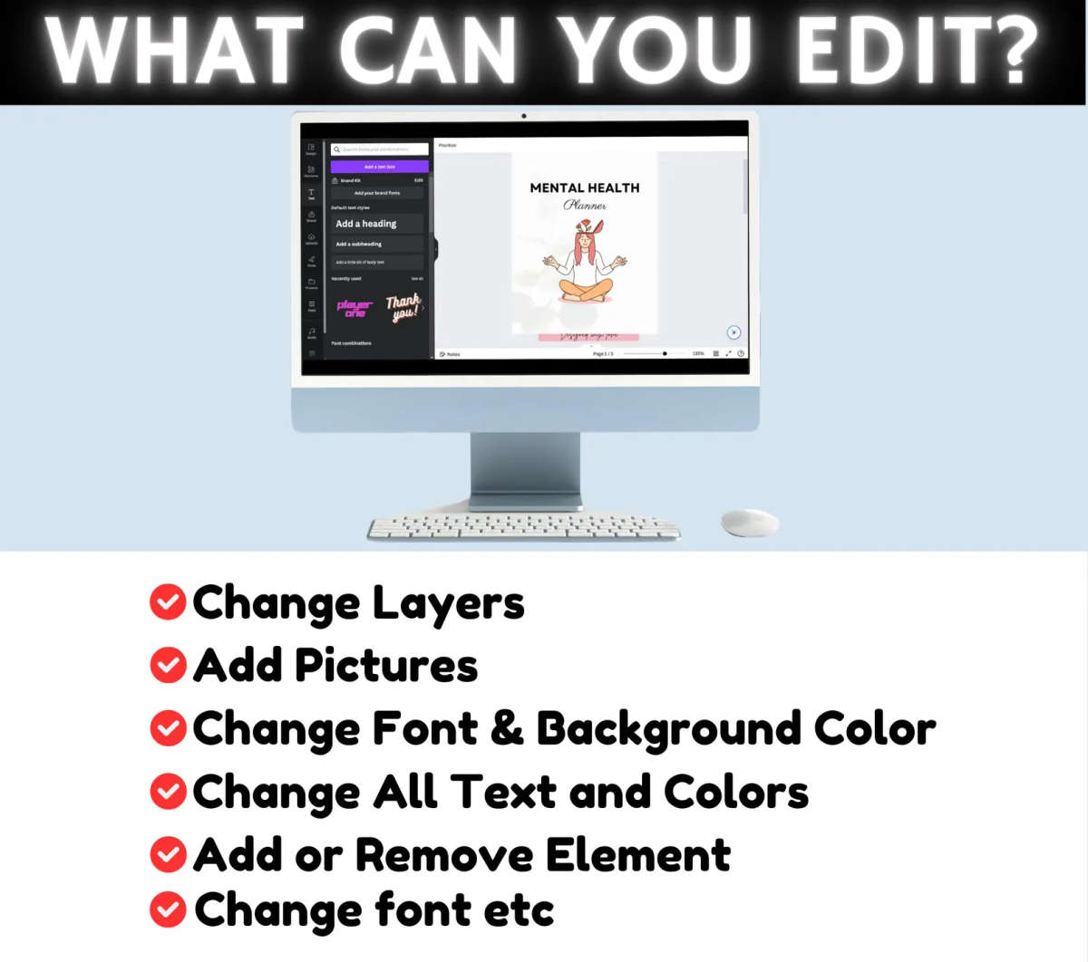 Canva Template Mega Bundle. Planners, Journals, Trackers & More