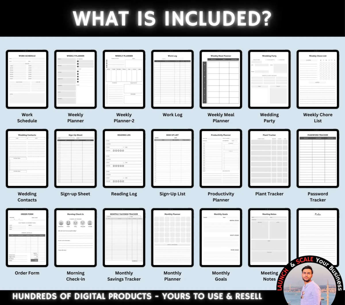 Canva Template Mega Bundle. Planners, Journals, Trackers & More