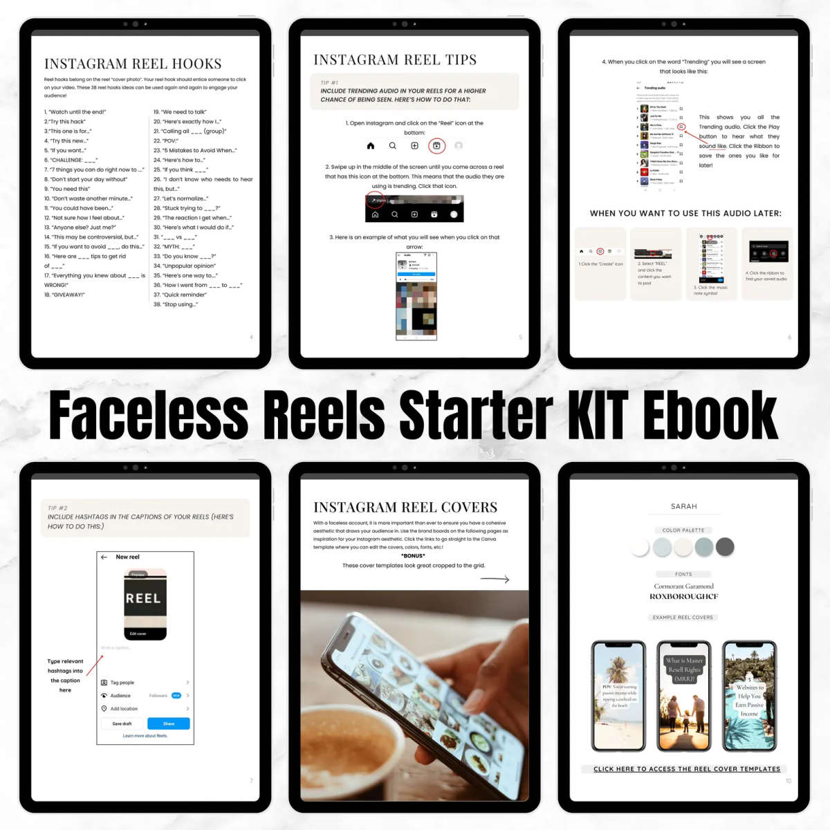 Faceless Reels Starter Kit with Master Resell Rights (MRR) and Private Label Rights (PLR)