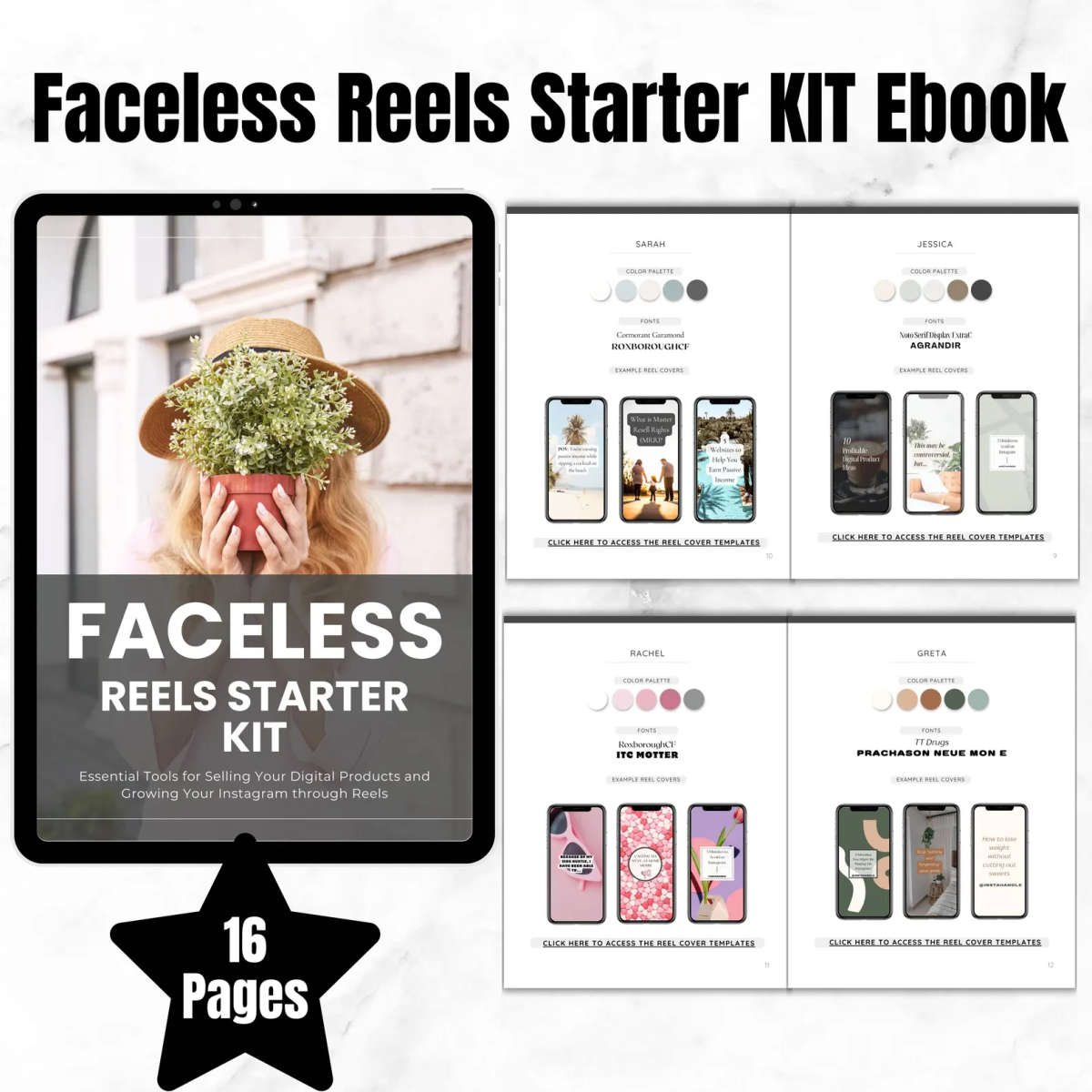 Faceless Reels Starter Kit with Master Resell Rights (MRR) and Private Label Rights (PLR)