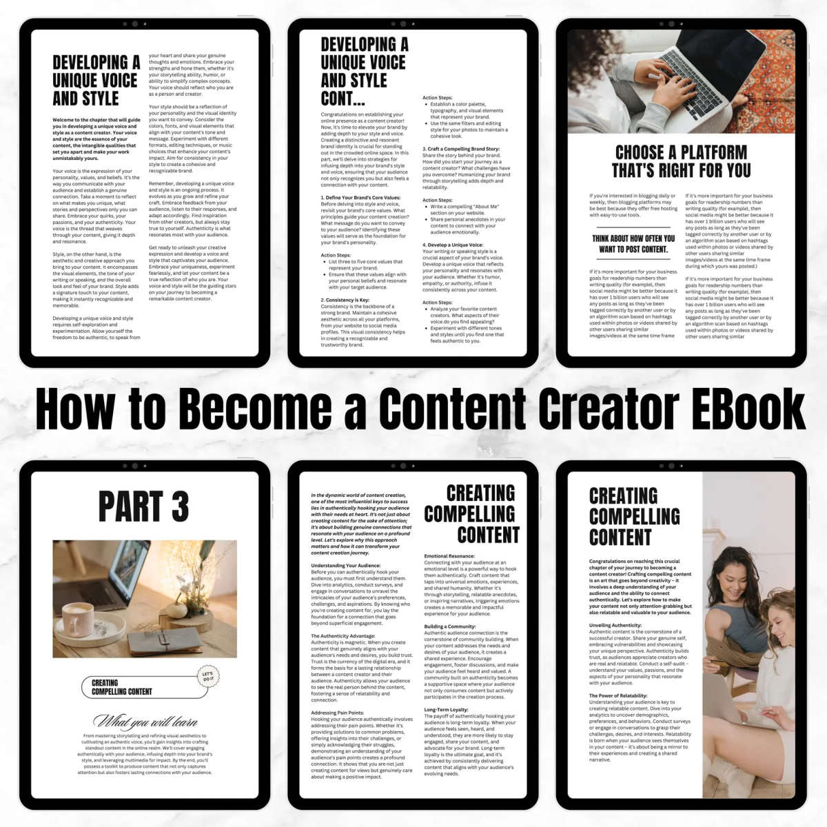 How to become a Content Creator, Social Media Creator PLR MRR Canva Ebook Master Resell Rights