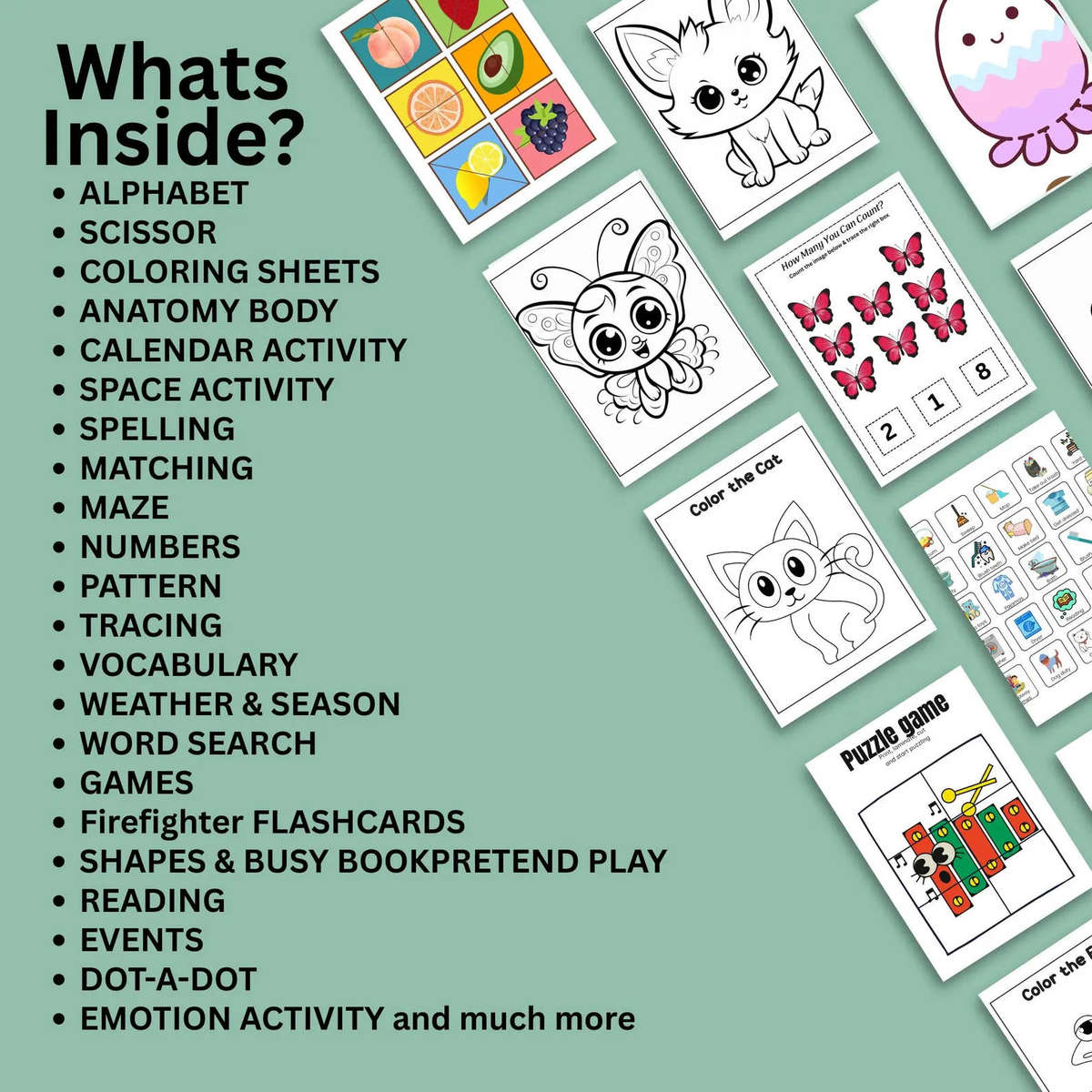 30,500+ Kids Learning Activities Bundle: Homeschool & Classroom