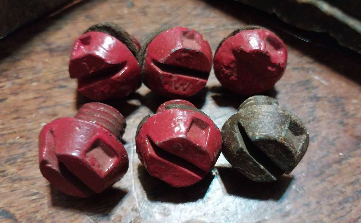 WW1 German hand greande fuze plugs