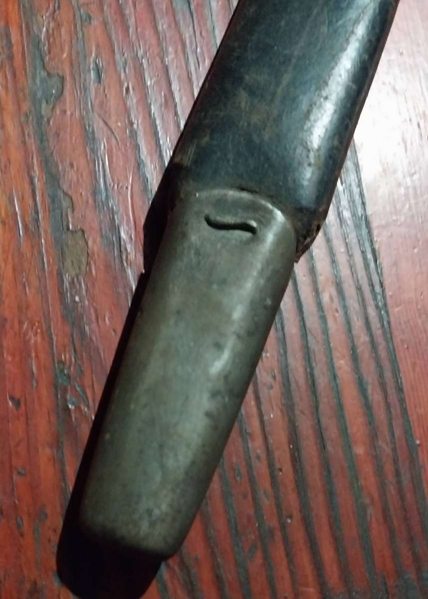 WW2 Italian Vetterli 1870/87 Bayonet with Scabbardd