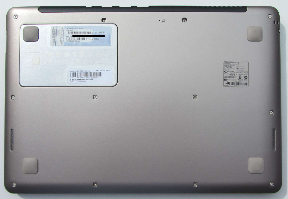 Acer Aspire S3 i5 ultra thin laptop