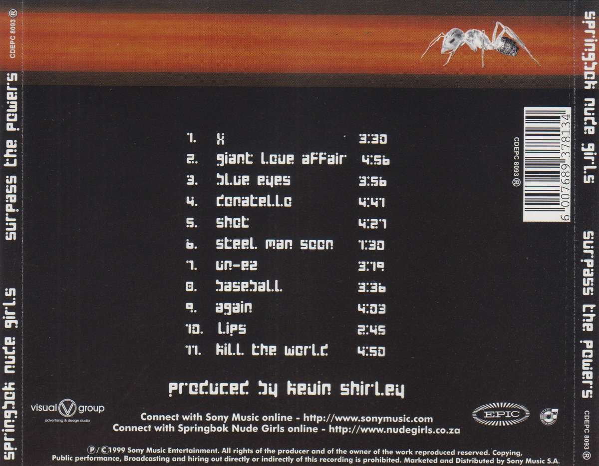 Springbok Nude Girls - Surpass The Powers (CD)