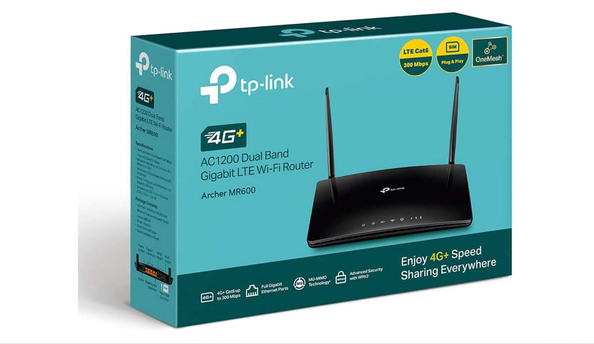 tp-link 4G+ AC1200 Dual Band Gigabit Router