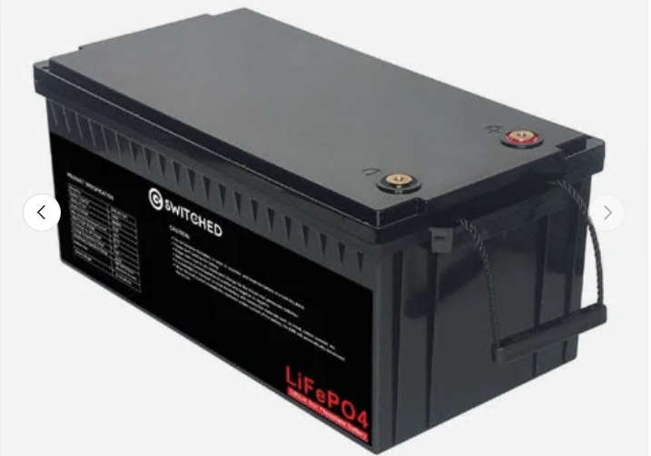 Switched 25.6V 100Ah 2560Wh LiFeP04 Battery SWD-8913-BT