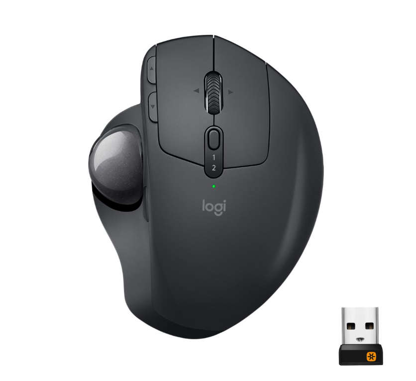 Logitech MX Ergo Advanced Wireless Trackball Mouse Grey