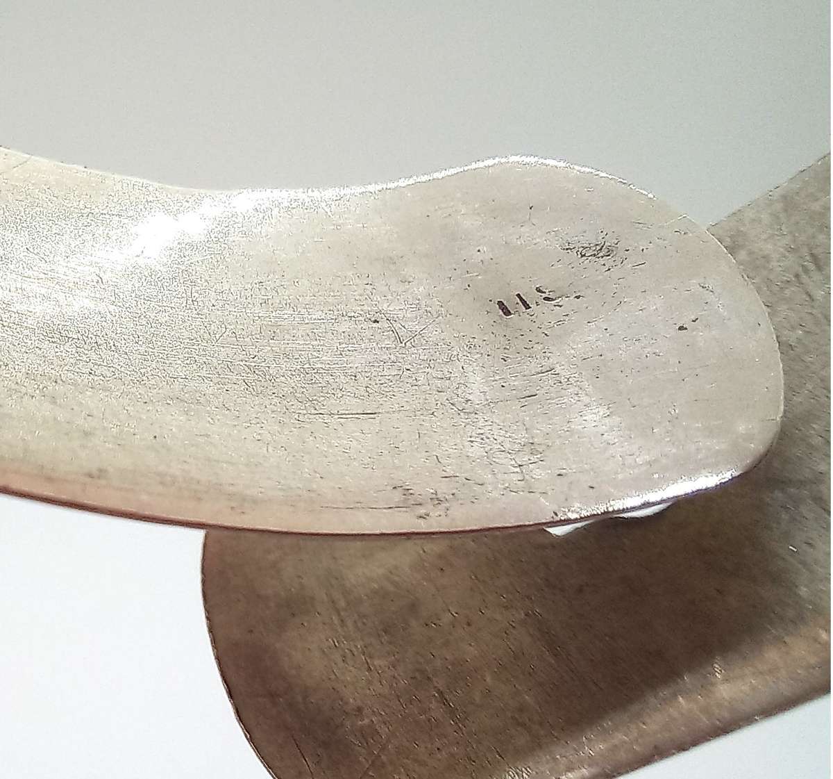 Wide Vintage Silver Cuff Bangle - 14.5g