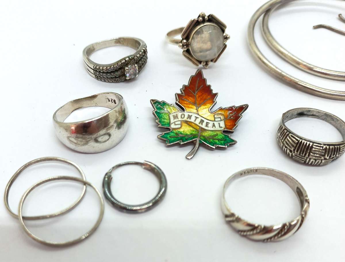 Sterling Silver & Silver Odd Lot  37g