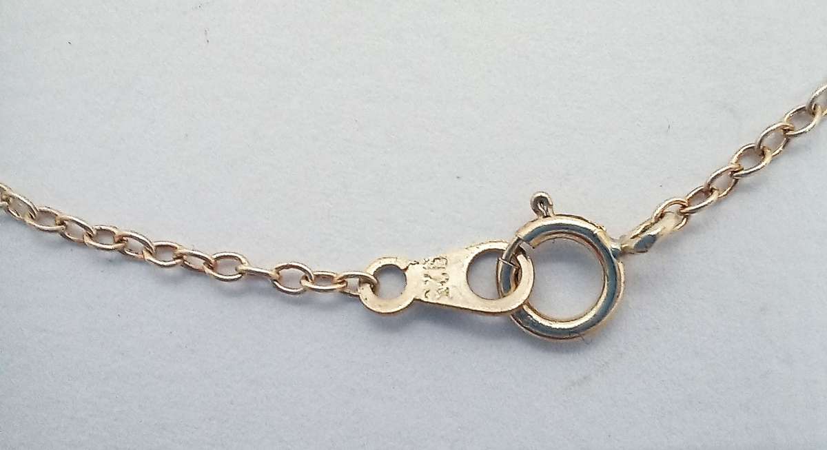 Sterling Silver Medallion Necklace  M