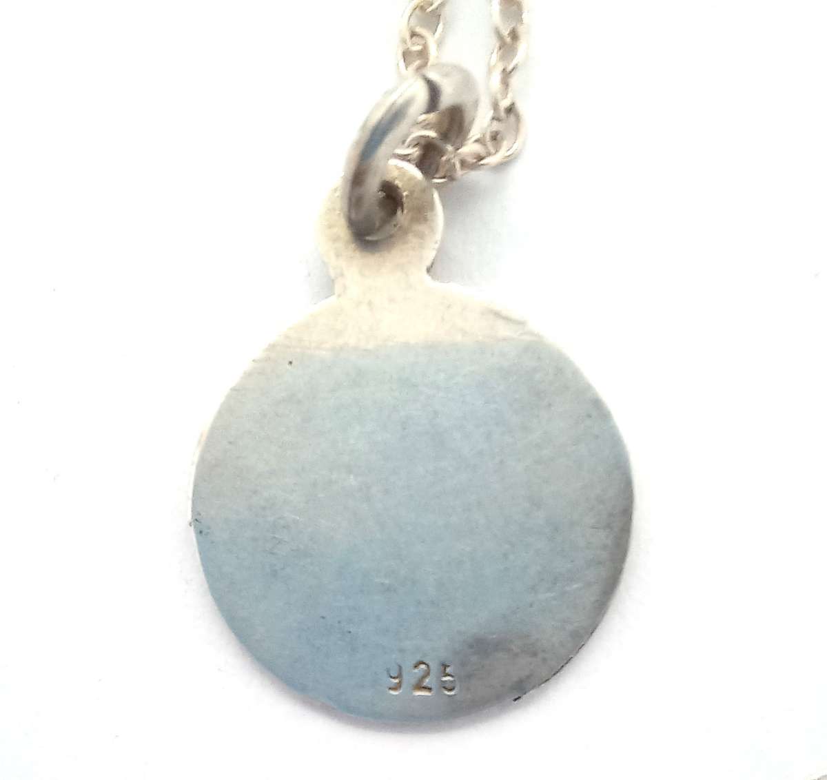 Sterling Silver Medallion Necklace  M