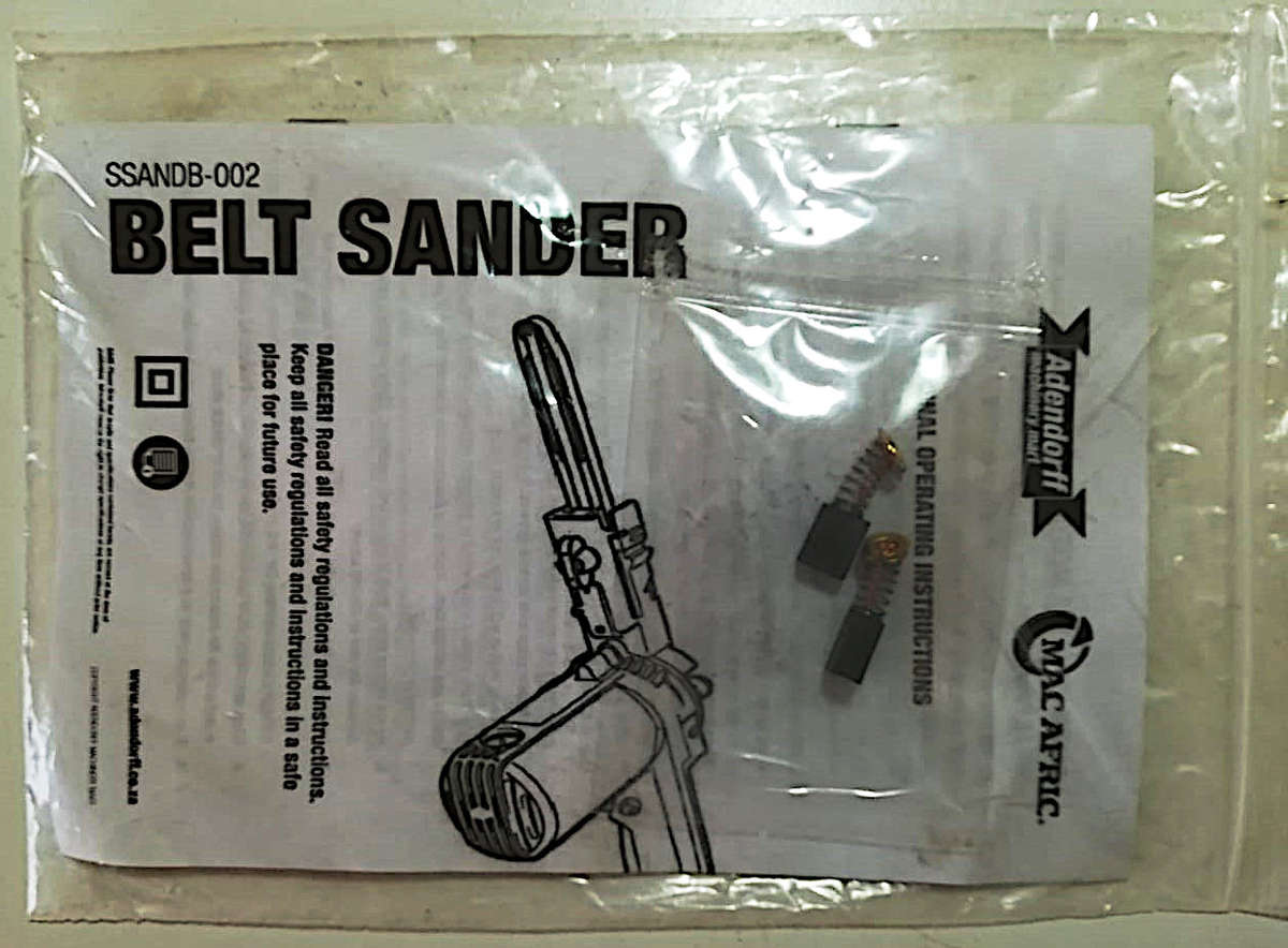 Sander - Narrow Belt Sander - Mac Afric  500W