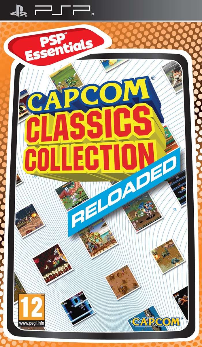 PSP Capcom Classics Collection Reloaded Essentials