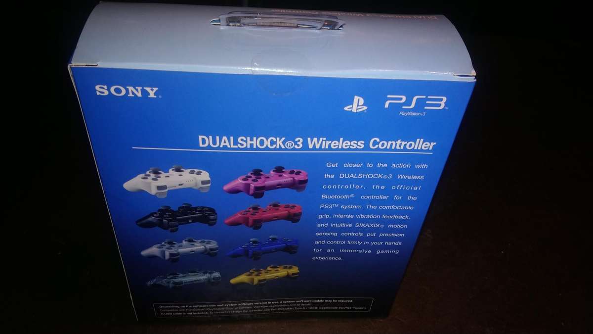 PS3 Sony Dualshock 3 Sixaxis Wireless Controller CECHZC2U Black / Brand New (Sealed)