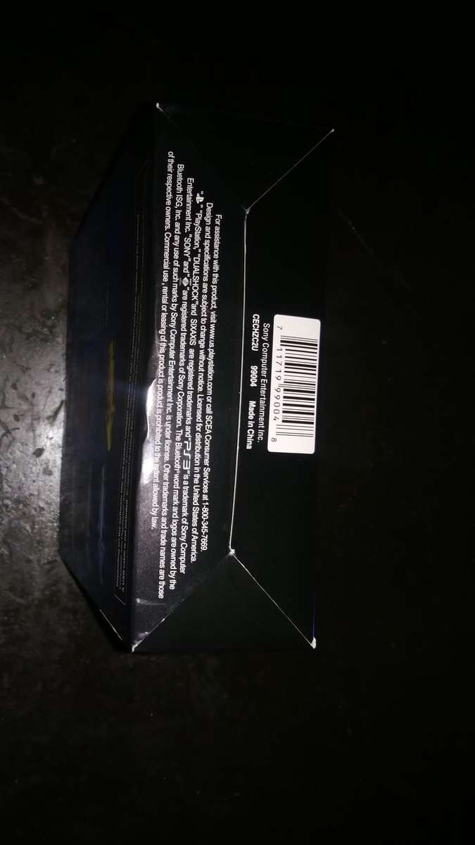 PS3 Sony Dualshock 3 Sixaxis Wireless Controller CECHZC2U Black / Brand New (Sealed)