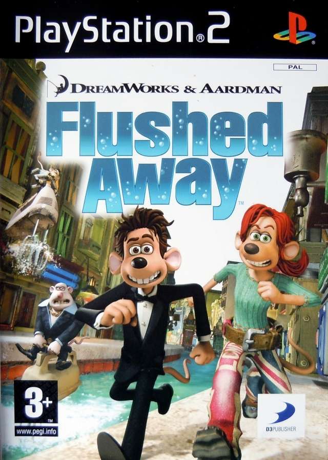 PS2 Dreamworks & Aardman Flushed Away