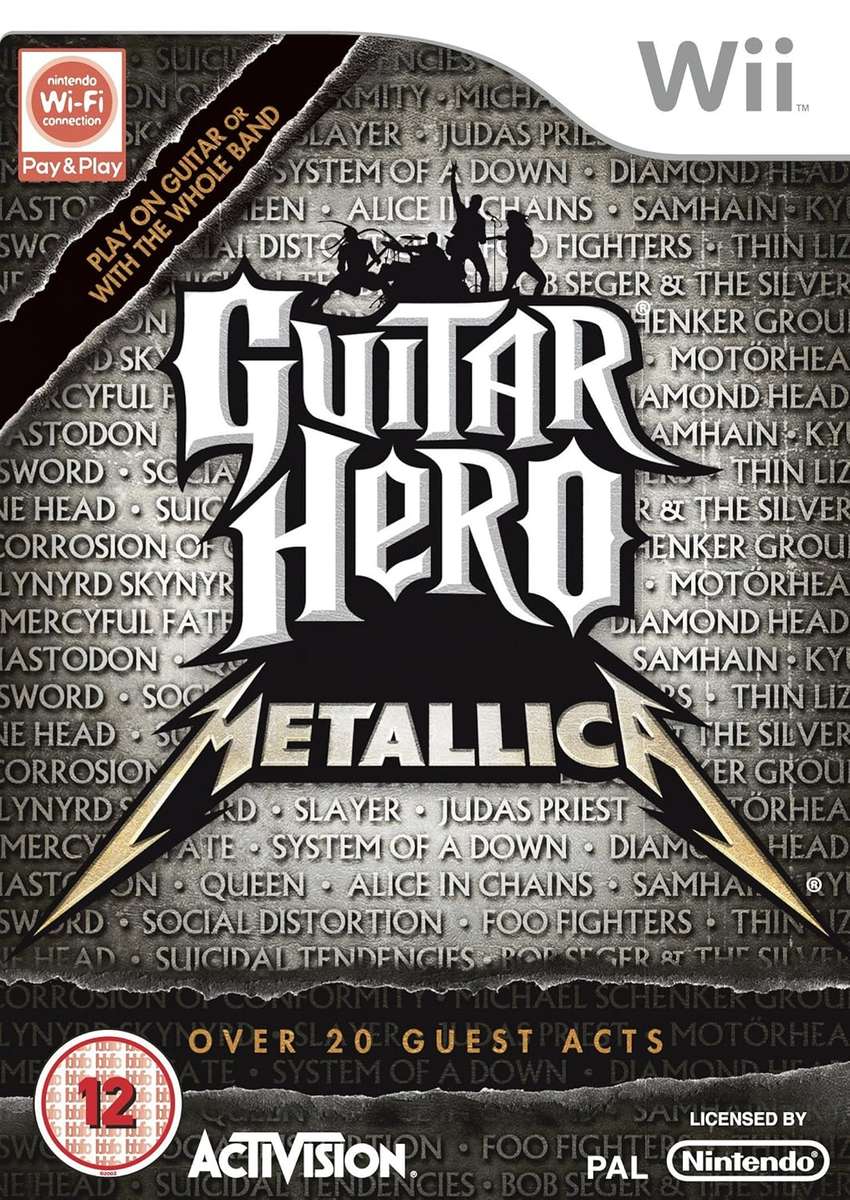Wii Guitar Hero Metallica / Sag