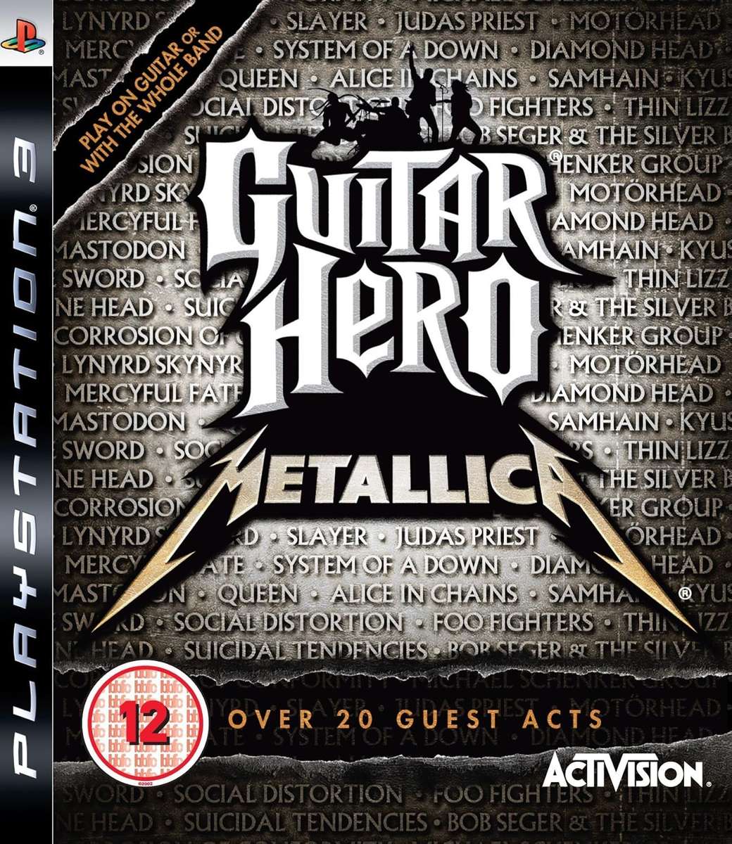 PS3 Guitar Hero Metallica / Sag